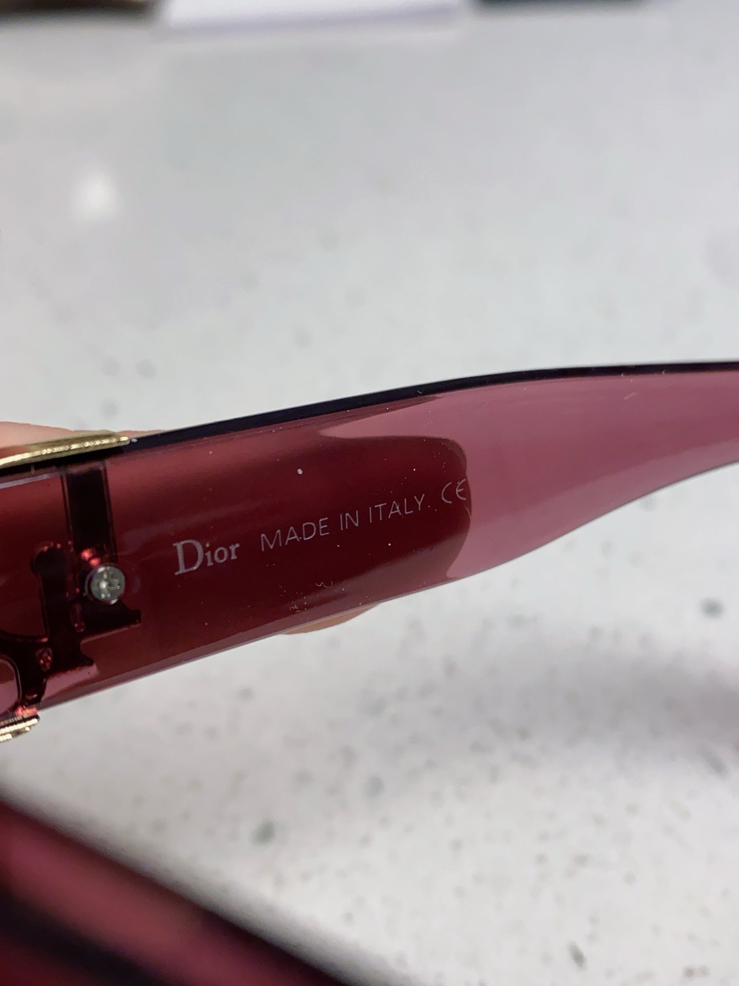 Dior Oversized Red Lens Sunglasses for Women - detail image 8