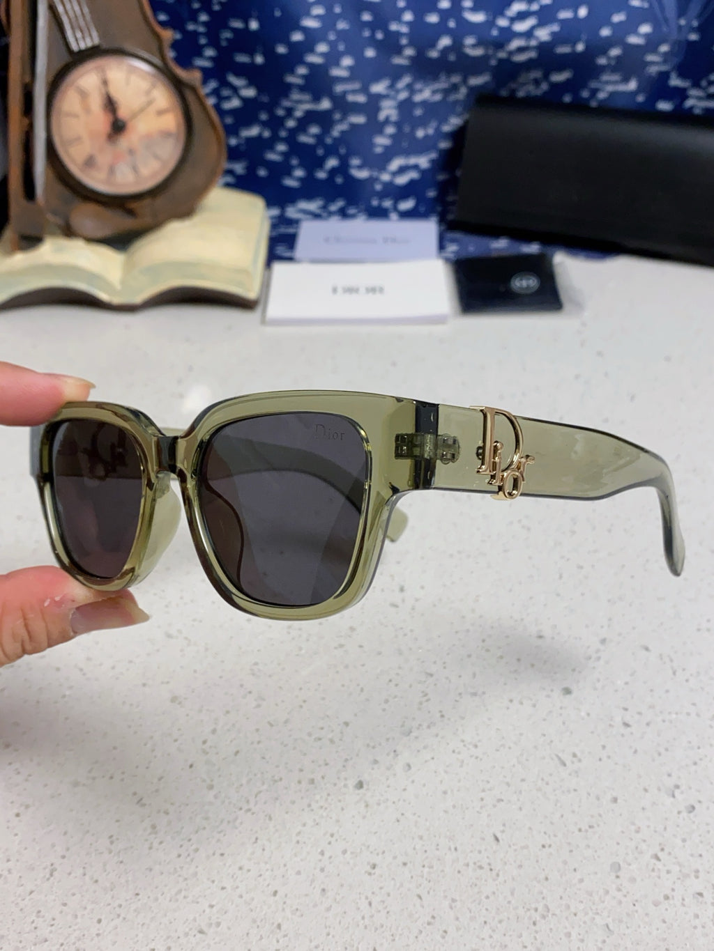 Dior Oversized Gray Lens Sunglasses for Women - 382388 - detail image 6