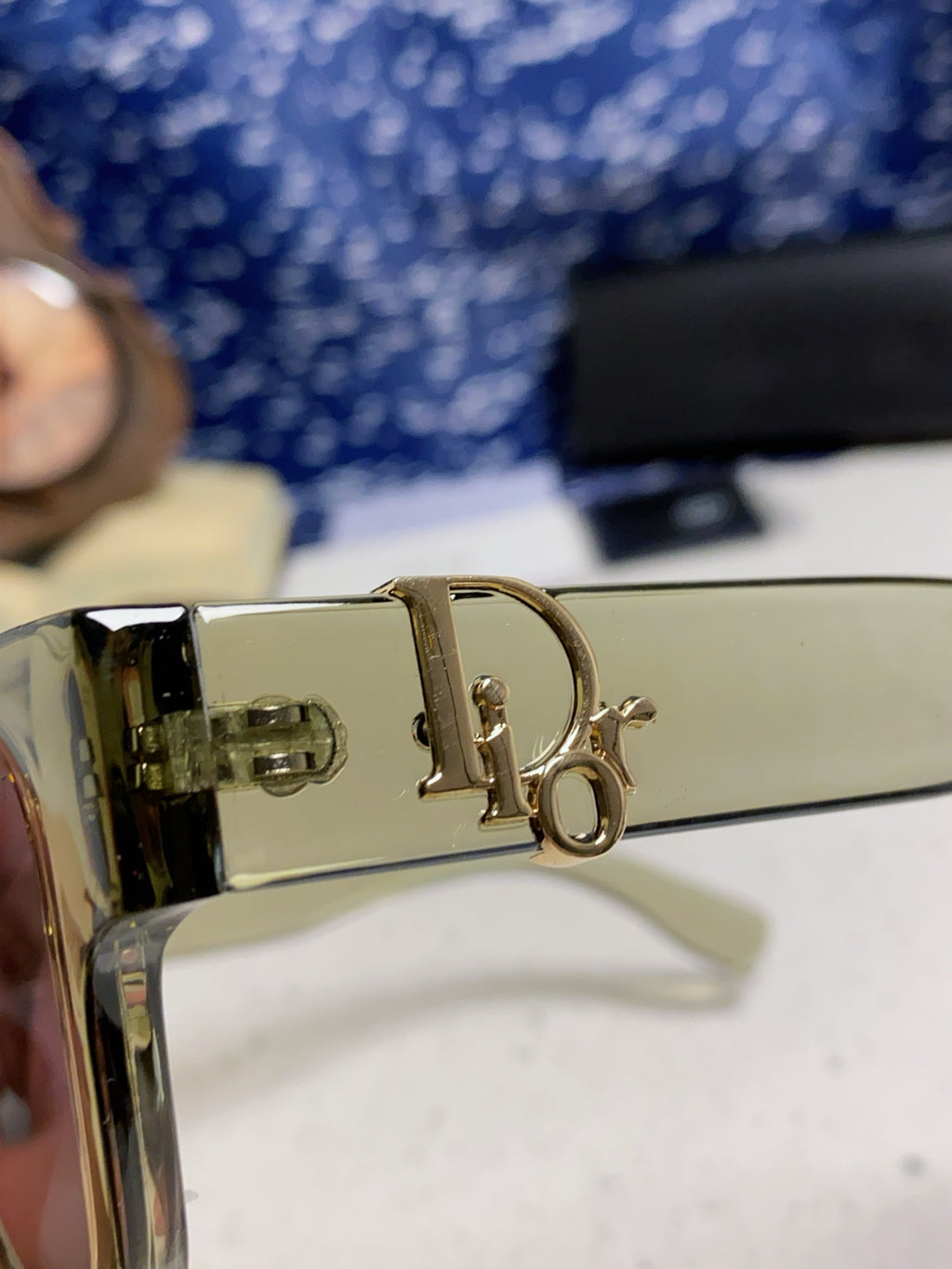 Dior Oversized Gray Lens Sunglasses for Women - 382388 - detail image 7