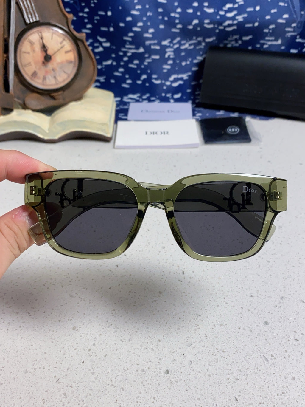 Dior Oversized Gray Lens Sunglasses for Women - 382388 - detail image 4