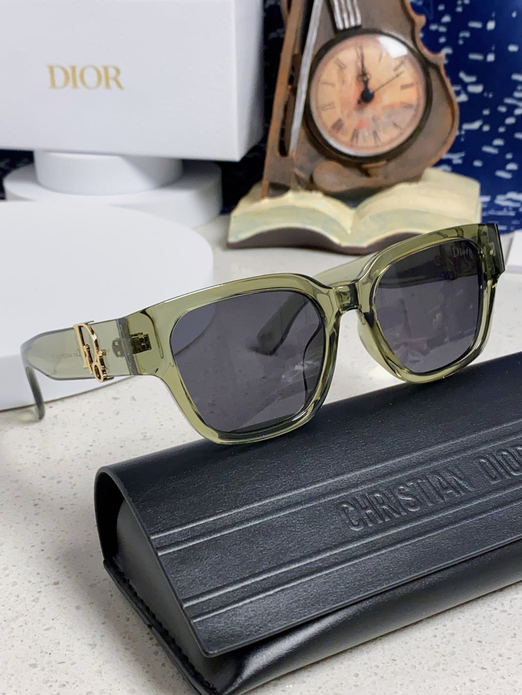 Dior Oversized Gray Lens Sunglasses for Women - 382388 - detail image 10