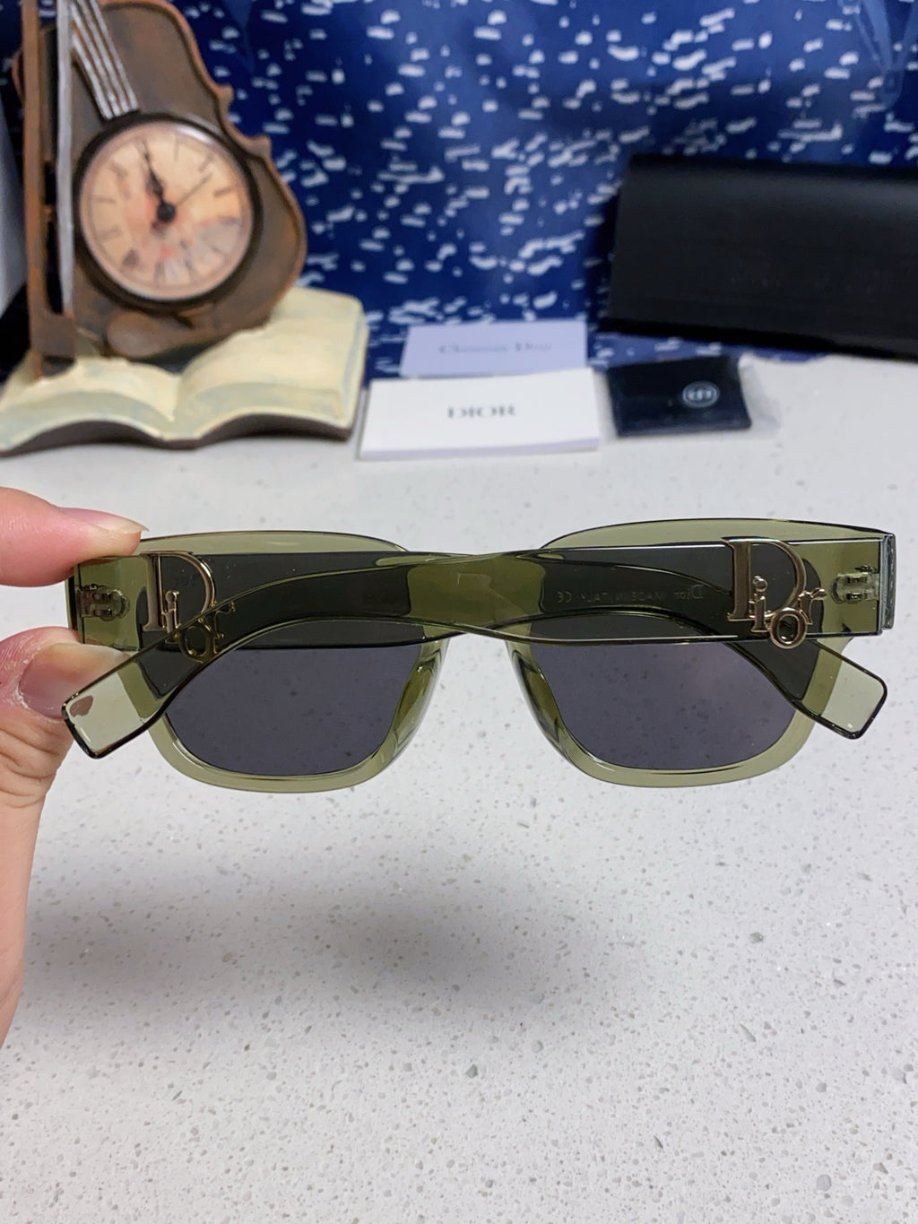 Dior Oversized Gray Lens Sunglasses for Women - 382388 - detail image 5