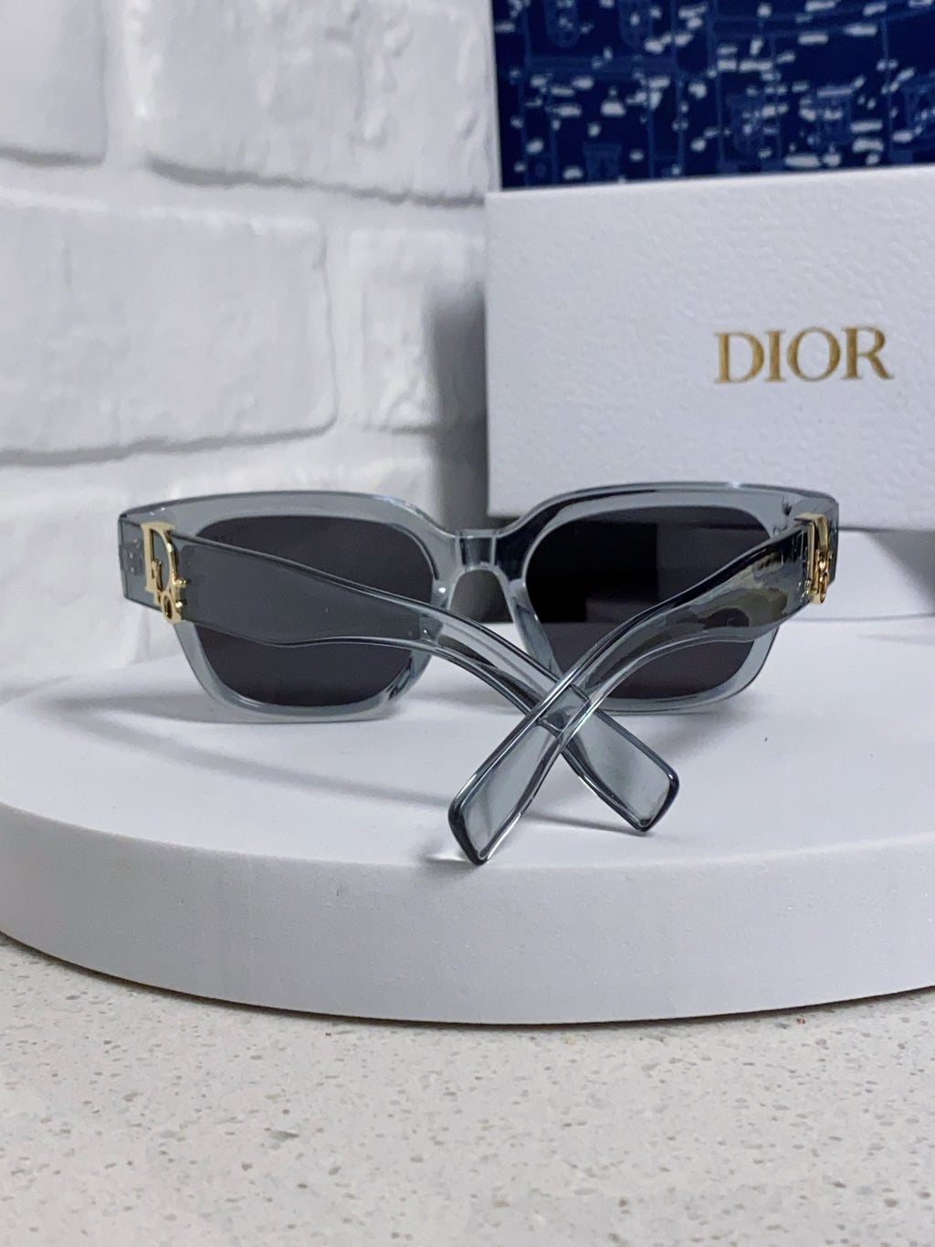 Dior Oversized Gray Lens Sunglasses for Women - 382389 - detail image 3