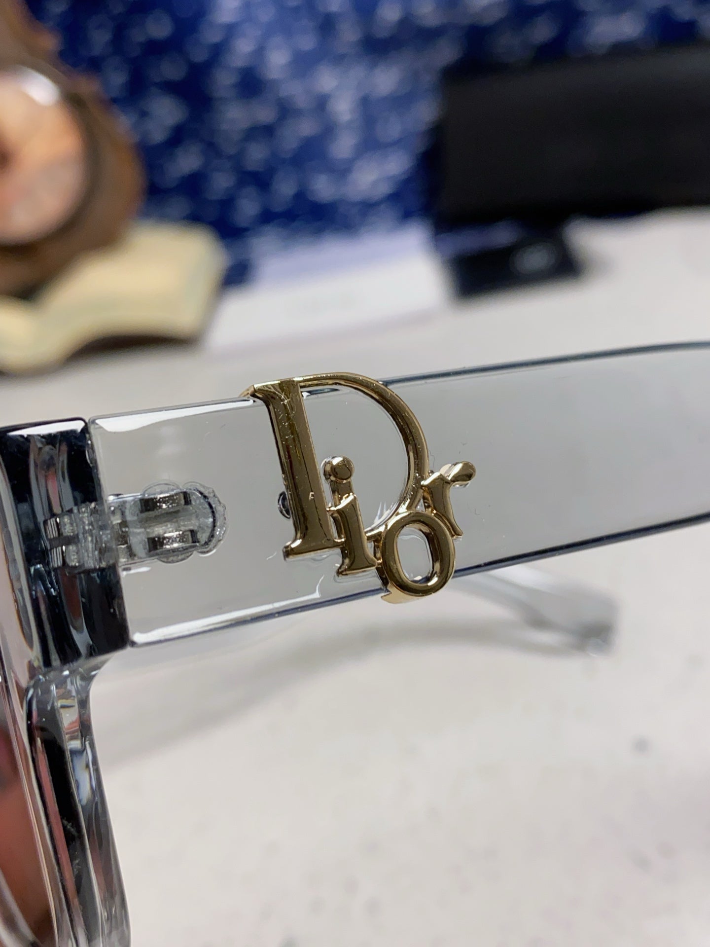 Dior Oversized Gray Lens Sunglasses for Women - 382389 - detail image 7