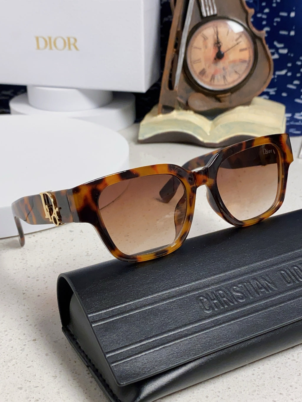 Dior Oversized Brown Lens Sunglasses for Women - detail image 9