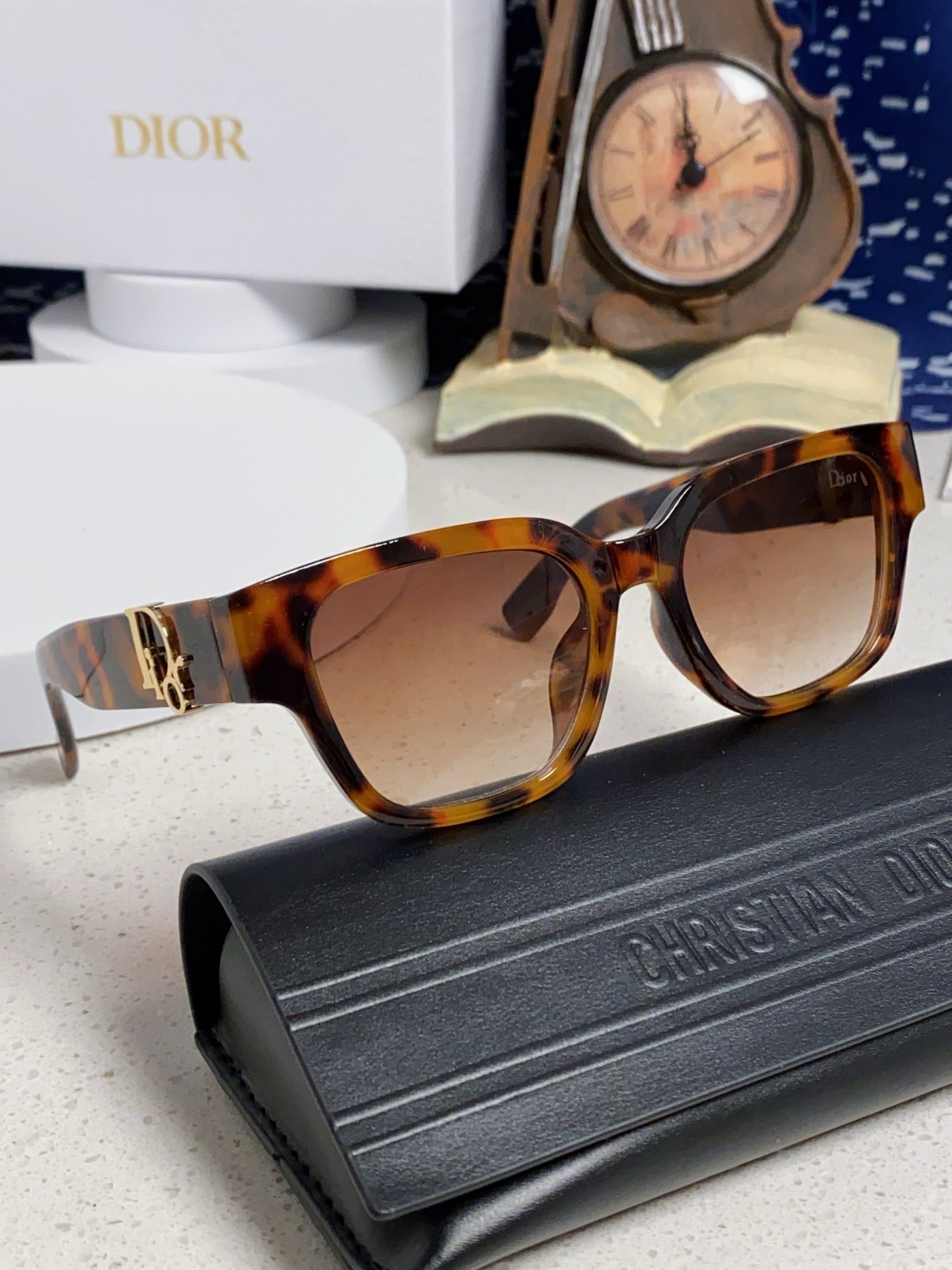 Dior Oversized Brown Lens Sunglasses for Women - detail image 9