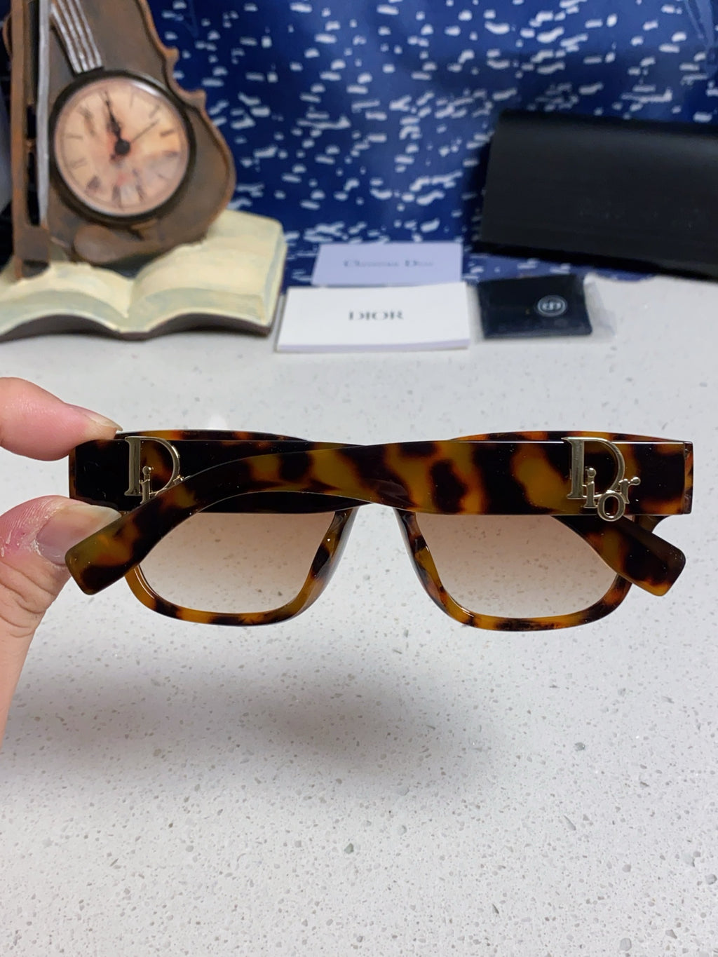 Dior Oversized Brown Lens Sunglasses for Women - detail image 4