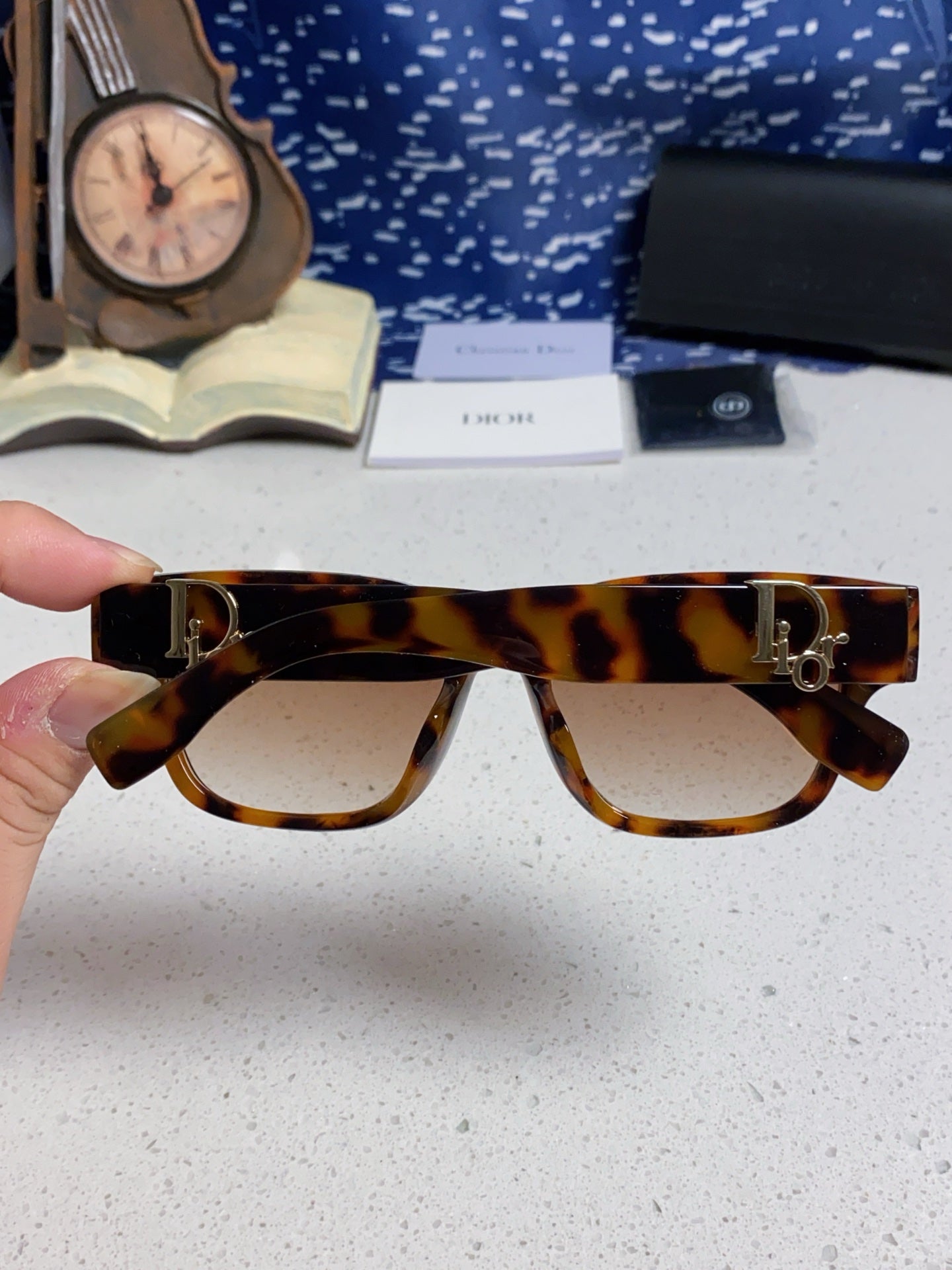 Dior Oversized Brown Lens Sunglasses for Women - detail image 4