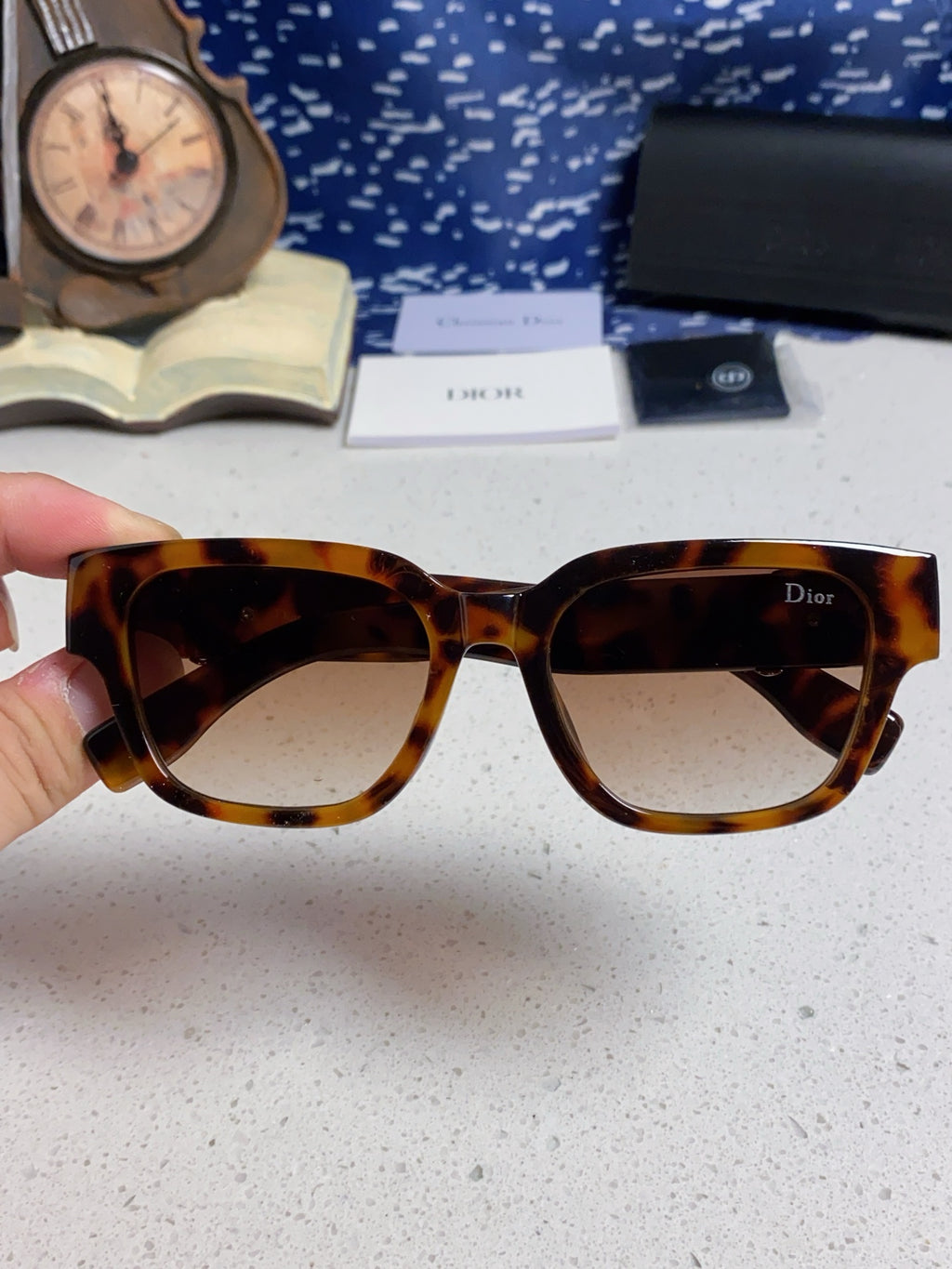 Dior Oversized Brown Lens Sunglasses for Women - detail image 3