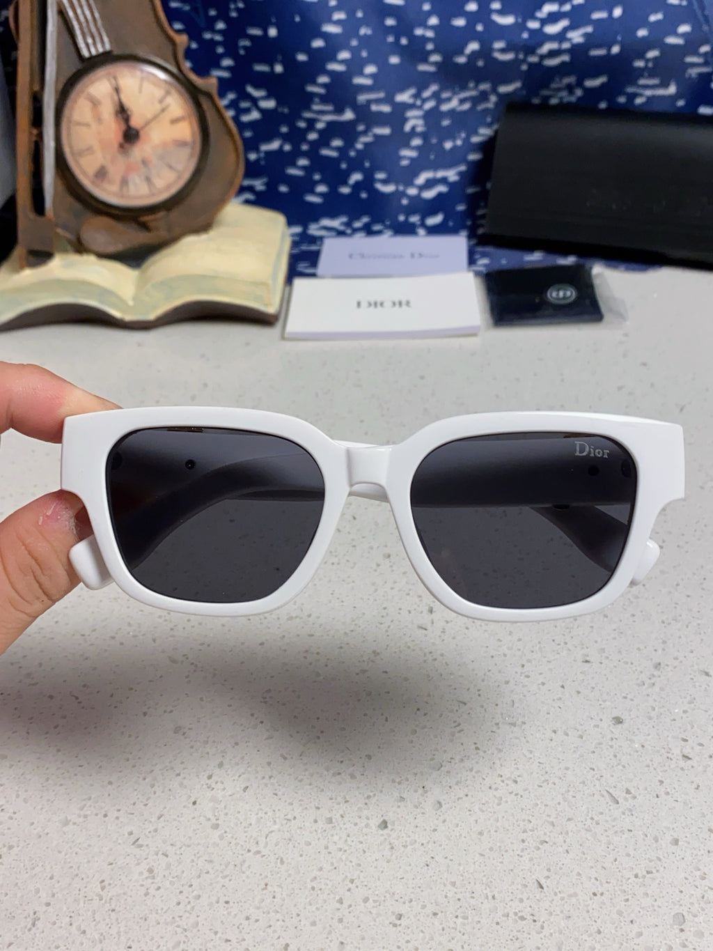 Dior Oversized Gray Lens Sunglasses for Women - 382391 - detail image 4