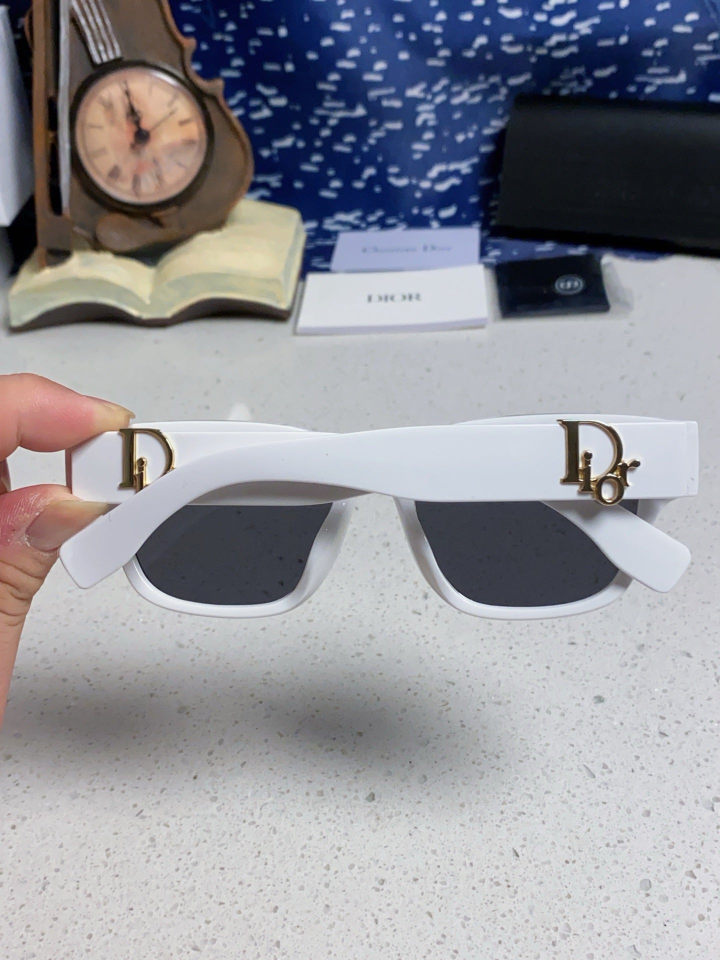 Dior Oversized Gray Lens Sunglasses for Women - 382391 - detail image 5