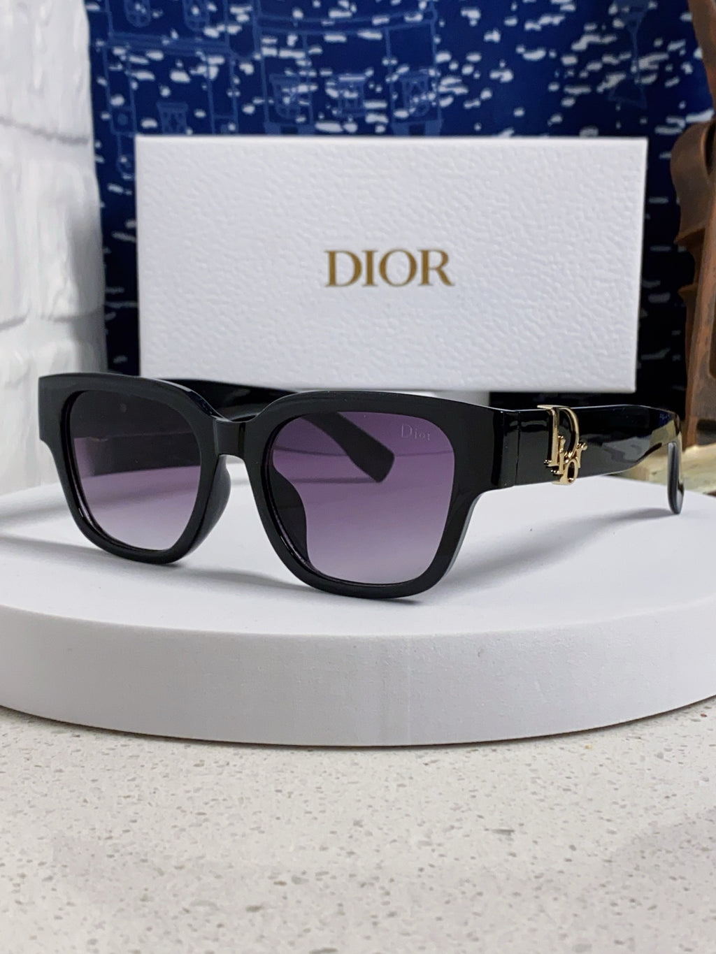 Dior Oversized Gray Lens Sunglasses for Women