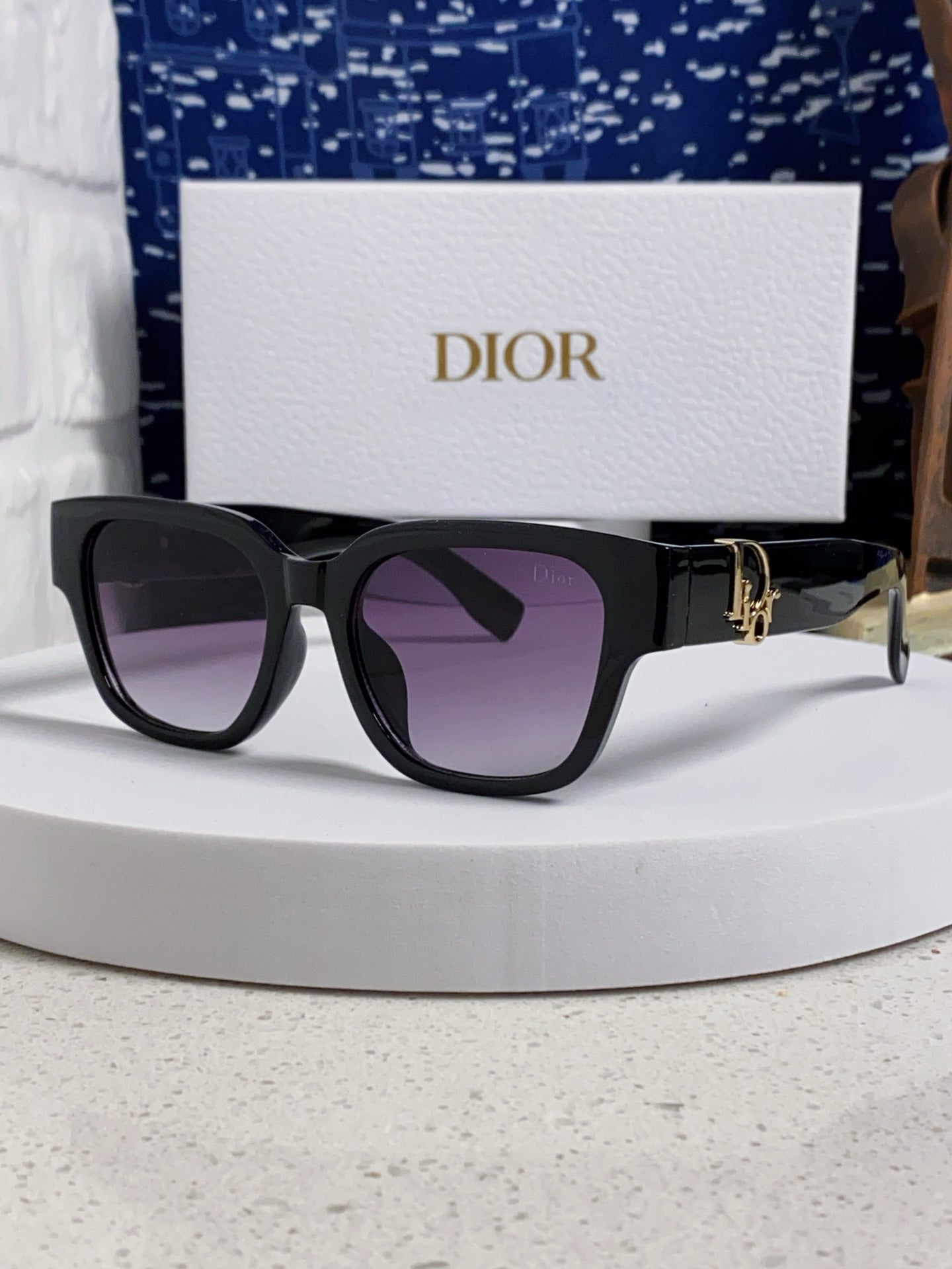 Dior Oversized Gray Lens Sunglasses for Women