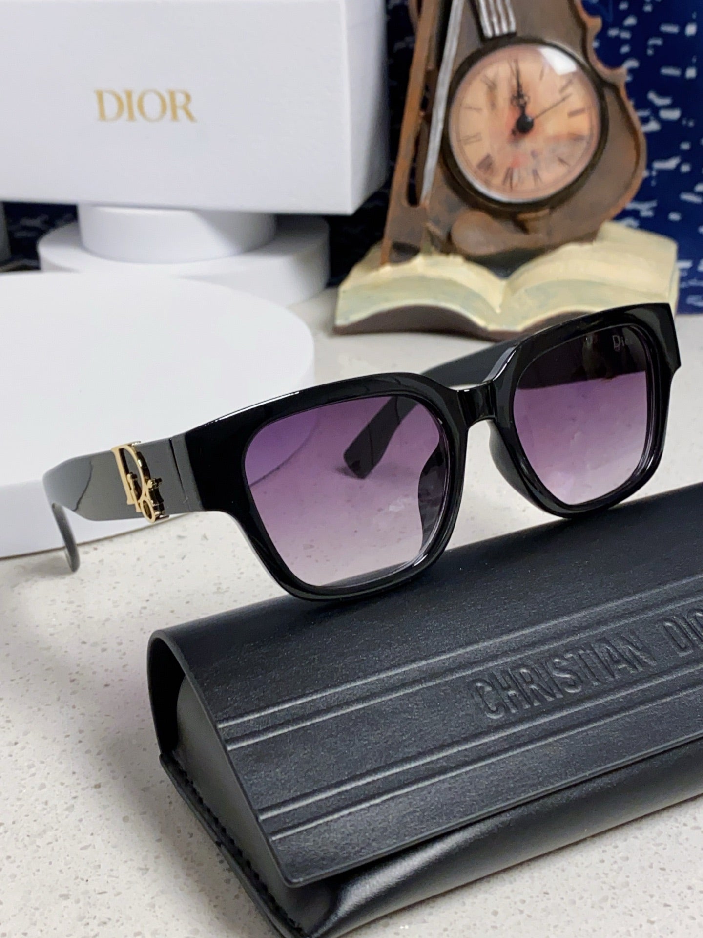 Dior Oversized Gray Lens Sunglasses for Women - detail image 10