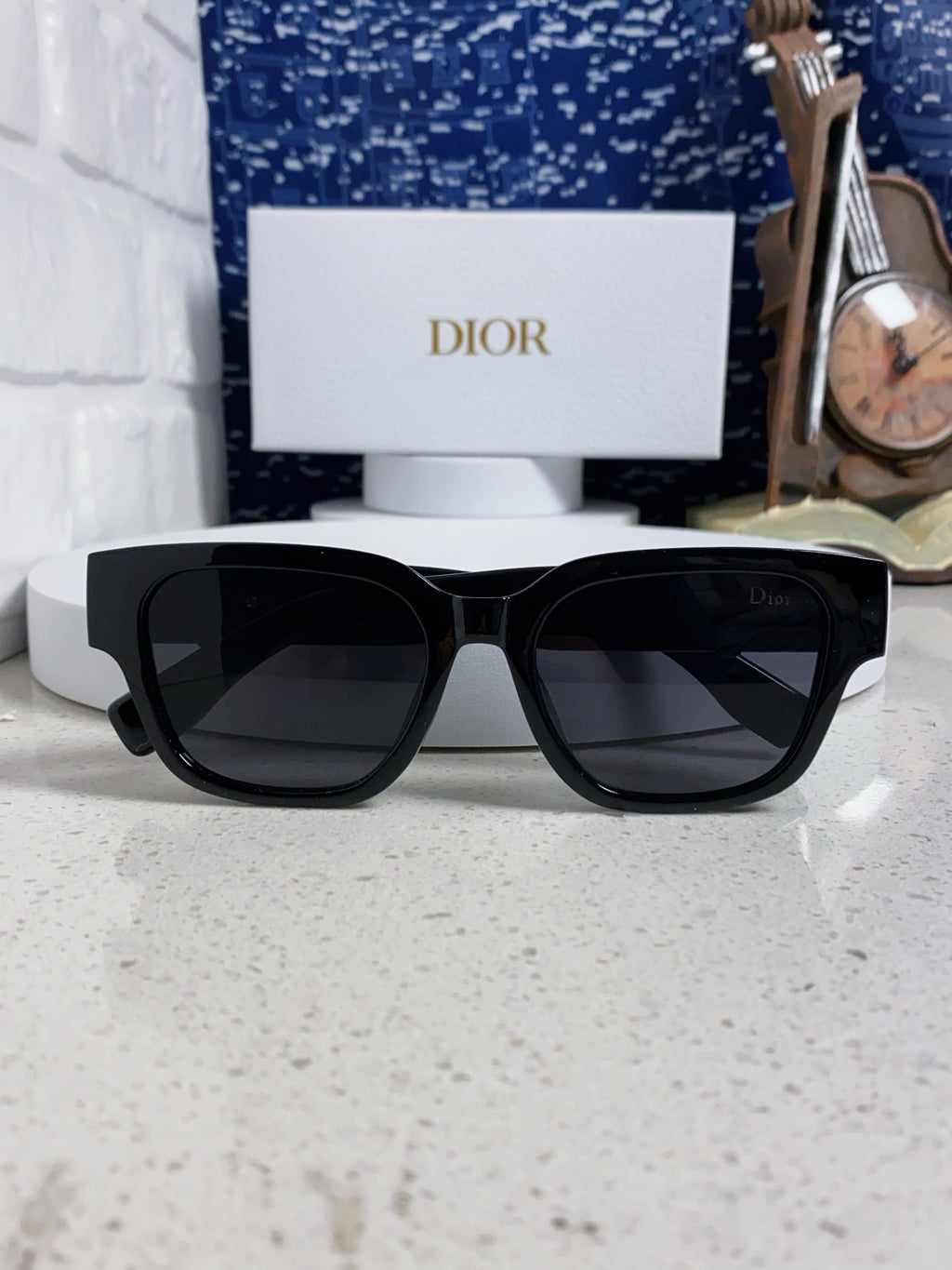 Dior Oversized Black Lens Sunglasses for Women - 382393 - detail image 8