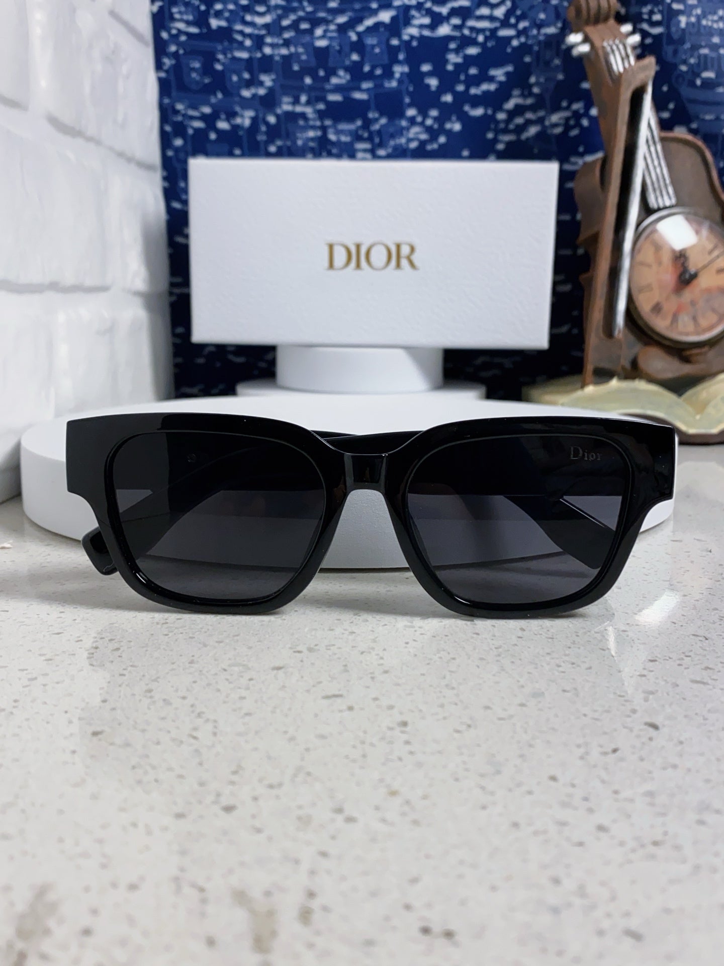 Dior Oversized Black Lens Sunglasses for Women - 382393 - detail image 8