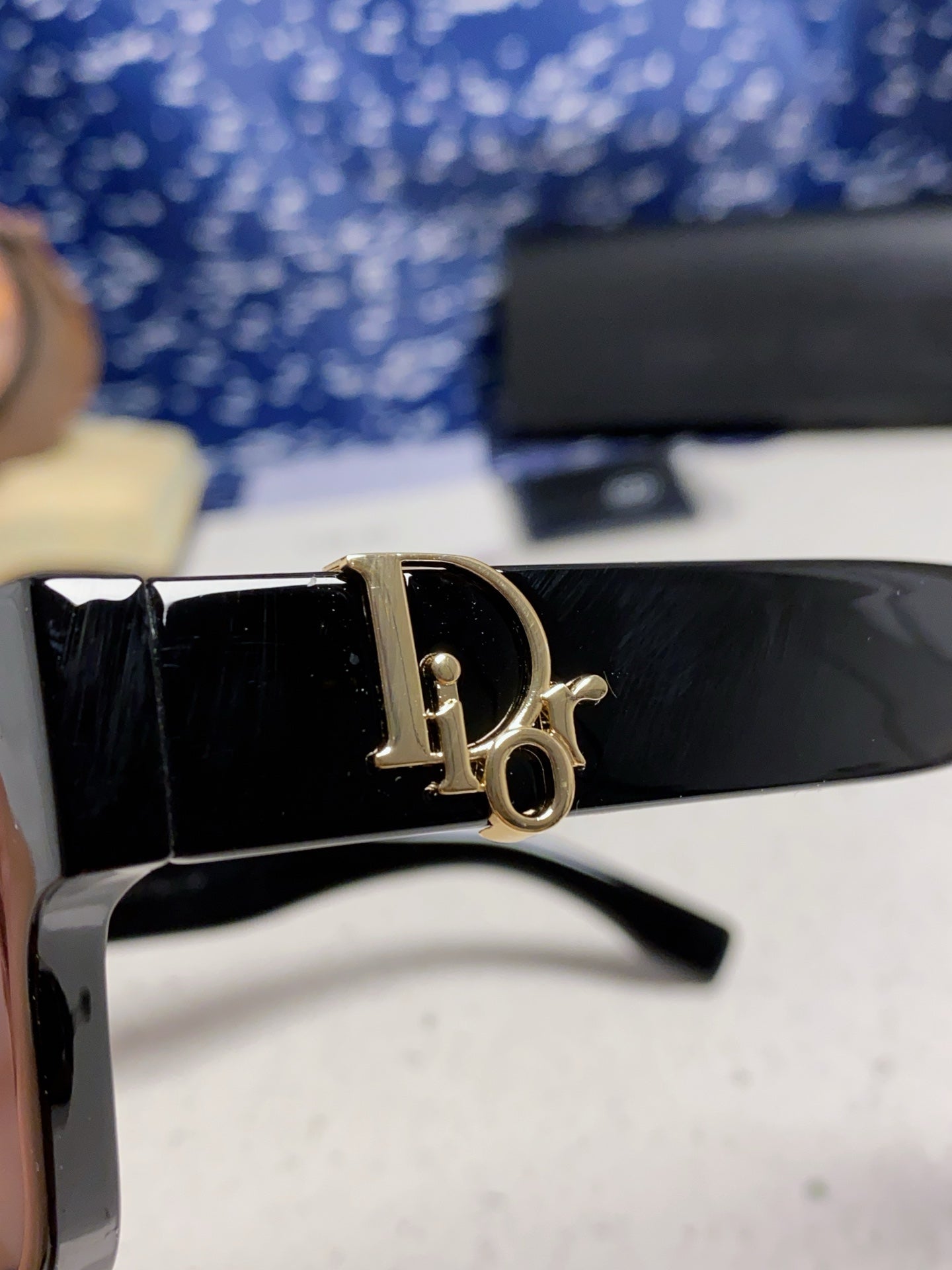 Dior Oversized Black Lens Sunglasses for Women - 382393 - detail image 6