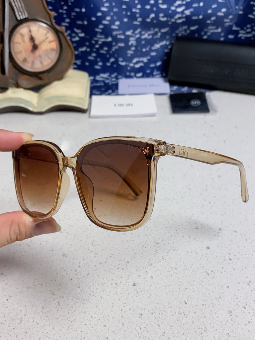 Dior Polarized Fashion Brown Lens Sunglasses for Women - 465227 - detail image 6