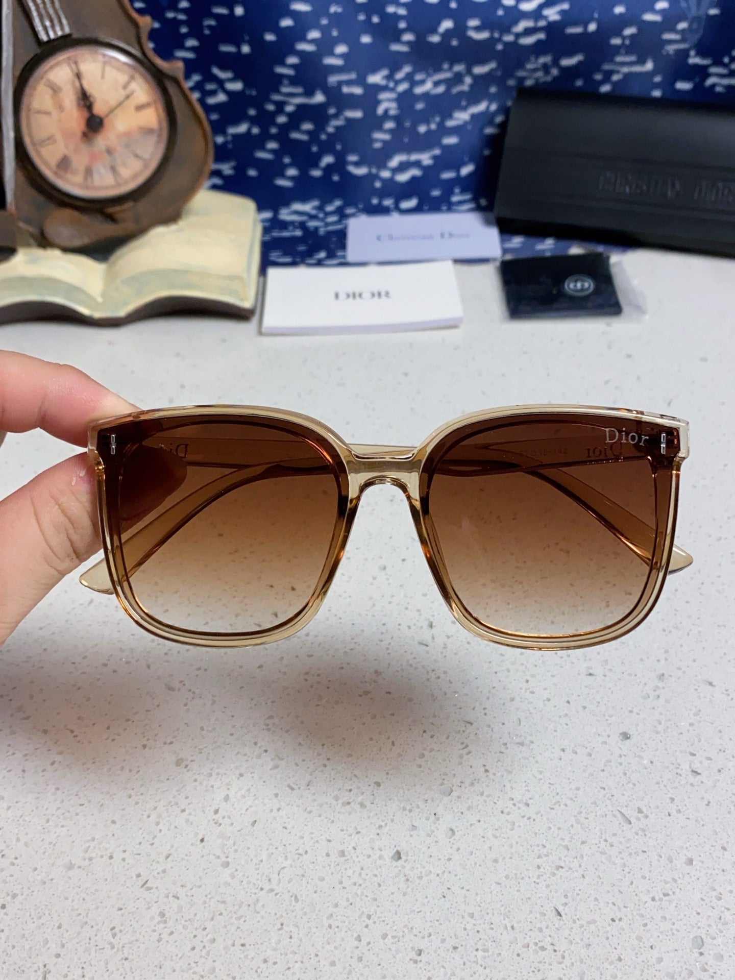 Dior Polarized Fashion Brown Lens Sunglasses for Women - 465227 - detail image 4