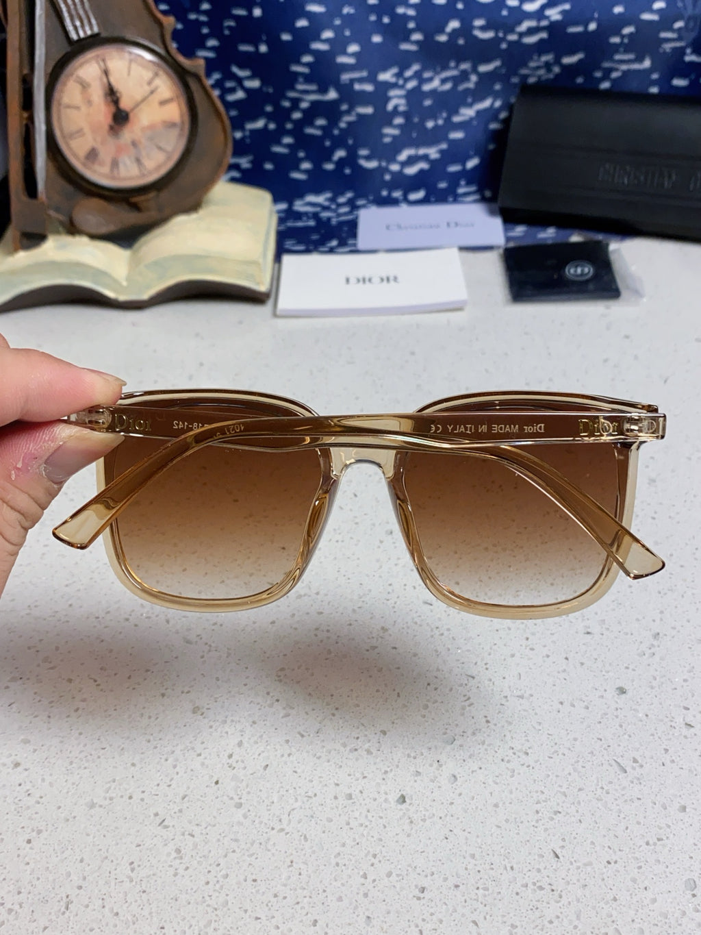 Dior Polarized Fashion Brown Lens Sunglasses for Women - 465227 - detail image 5