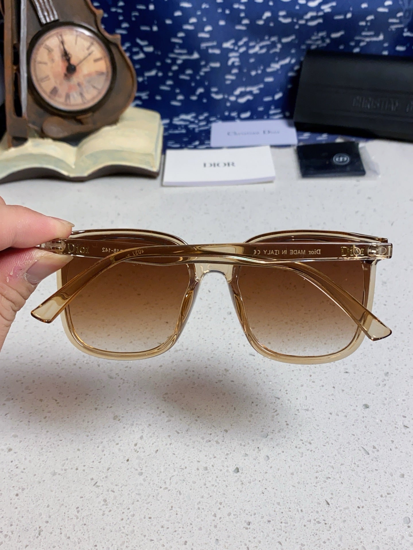 Dior Polarized Fashion Brown Lens Sunglasses for Women - 465227 - detail image 5