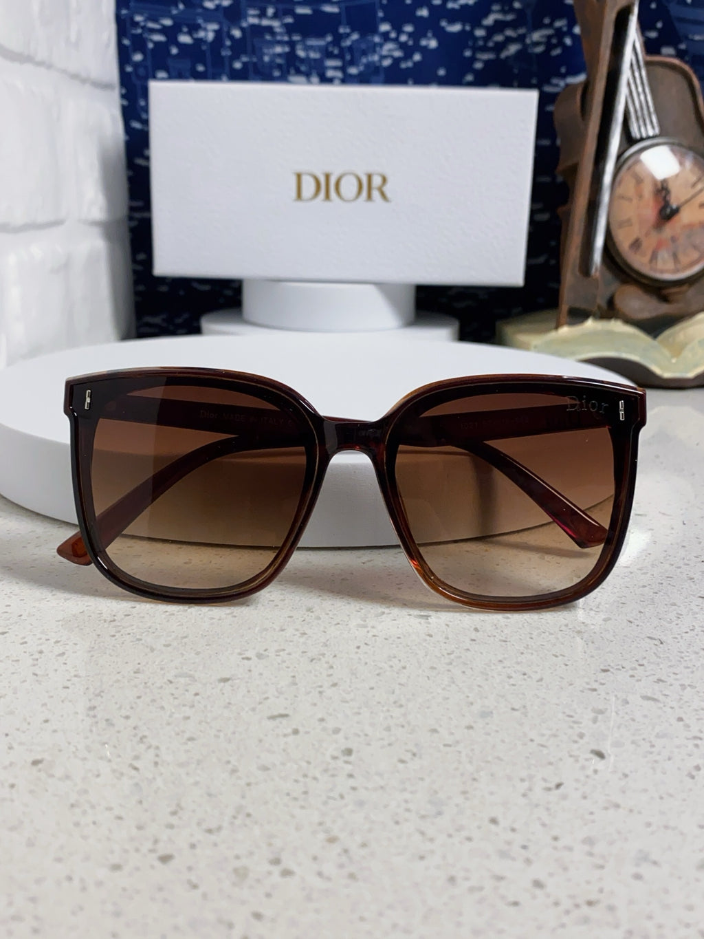 Dior Polarized Fashion Brown Lens Sunglasses for Women - detail image 8