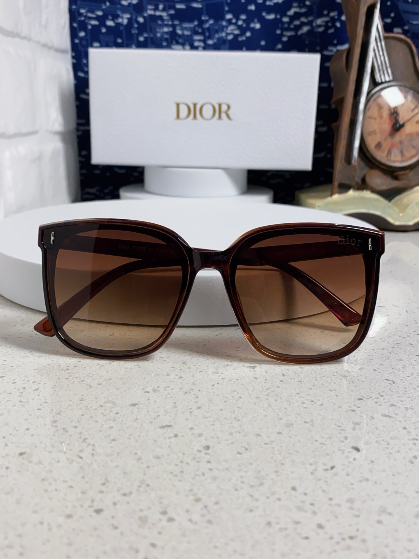 Dior Polarized Fashion Brown Lens Sunglasses for Women - detail image 8