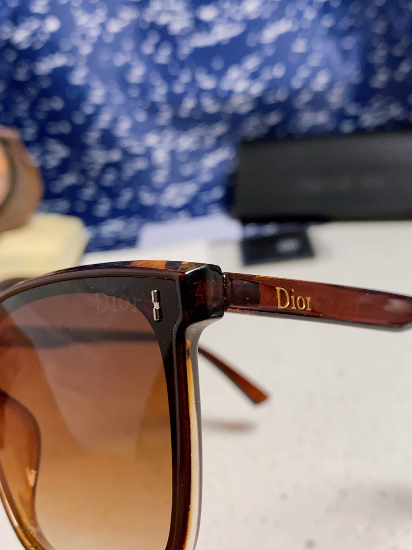 Dior Polarized Fashion Brown Lens Sunglasses for Women - detail image 6