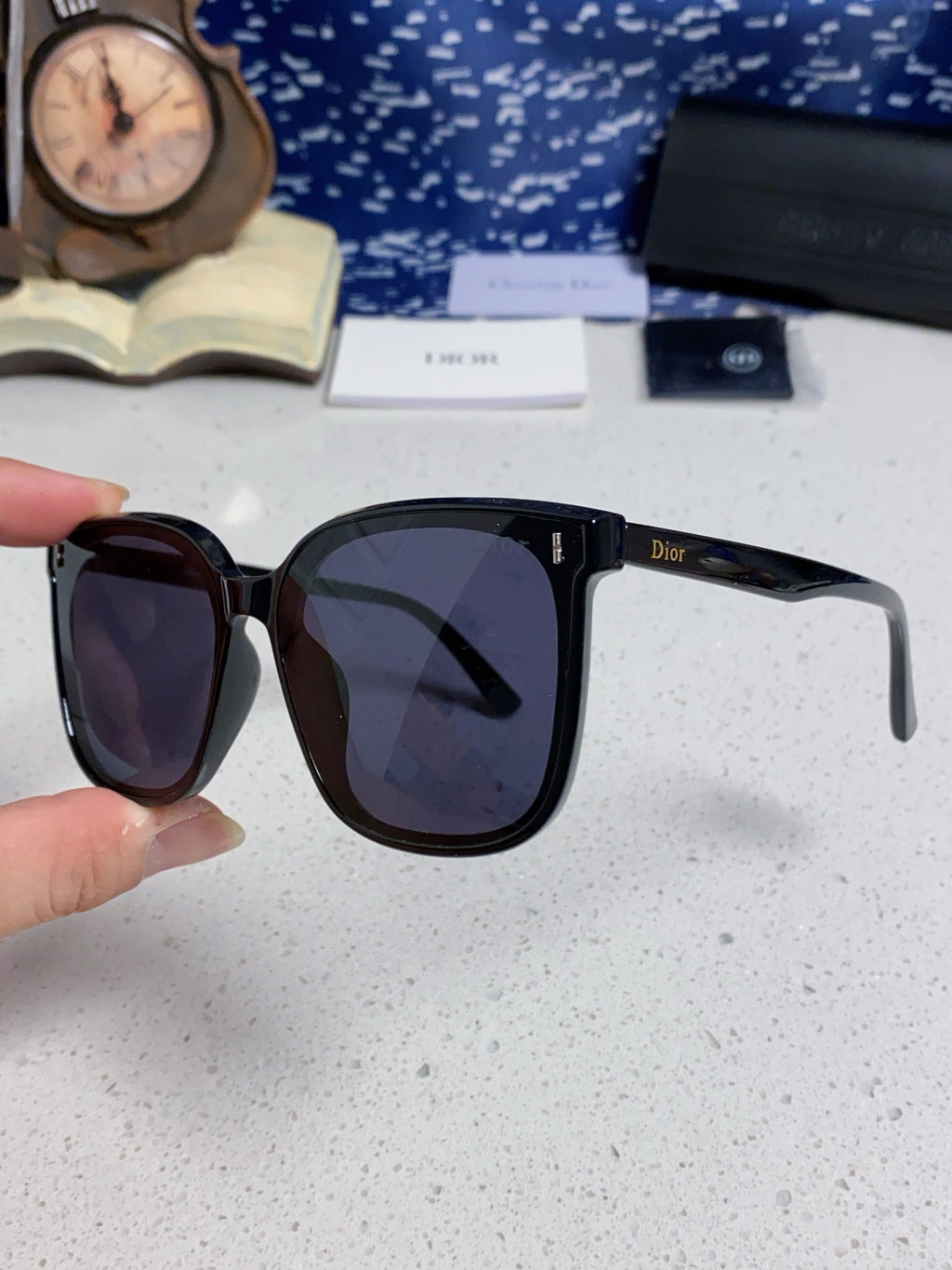 Dior Polarized Fashion Black Lens Sunglasses for Women - 465230 - detail image 6