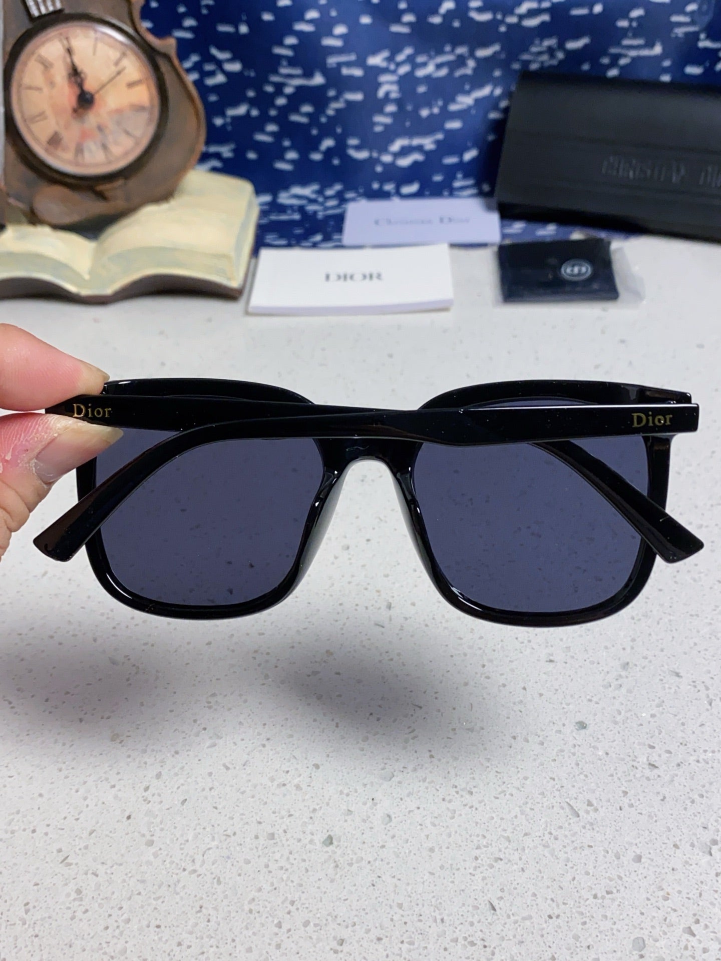 Dior Polarized Fashion Black Lens Sunglasses for Women - 465230 - detail image 5