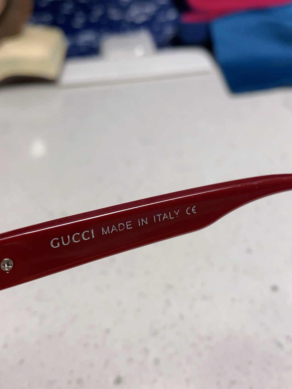 Gucci Polarized Rimless Blue Lens Sunglasses for Men & Women - 382056 - detail image 8