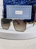 Gucci Polarized Rimless Brown Lens Sunglasses for Men & Women