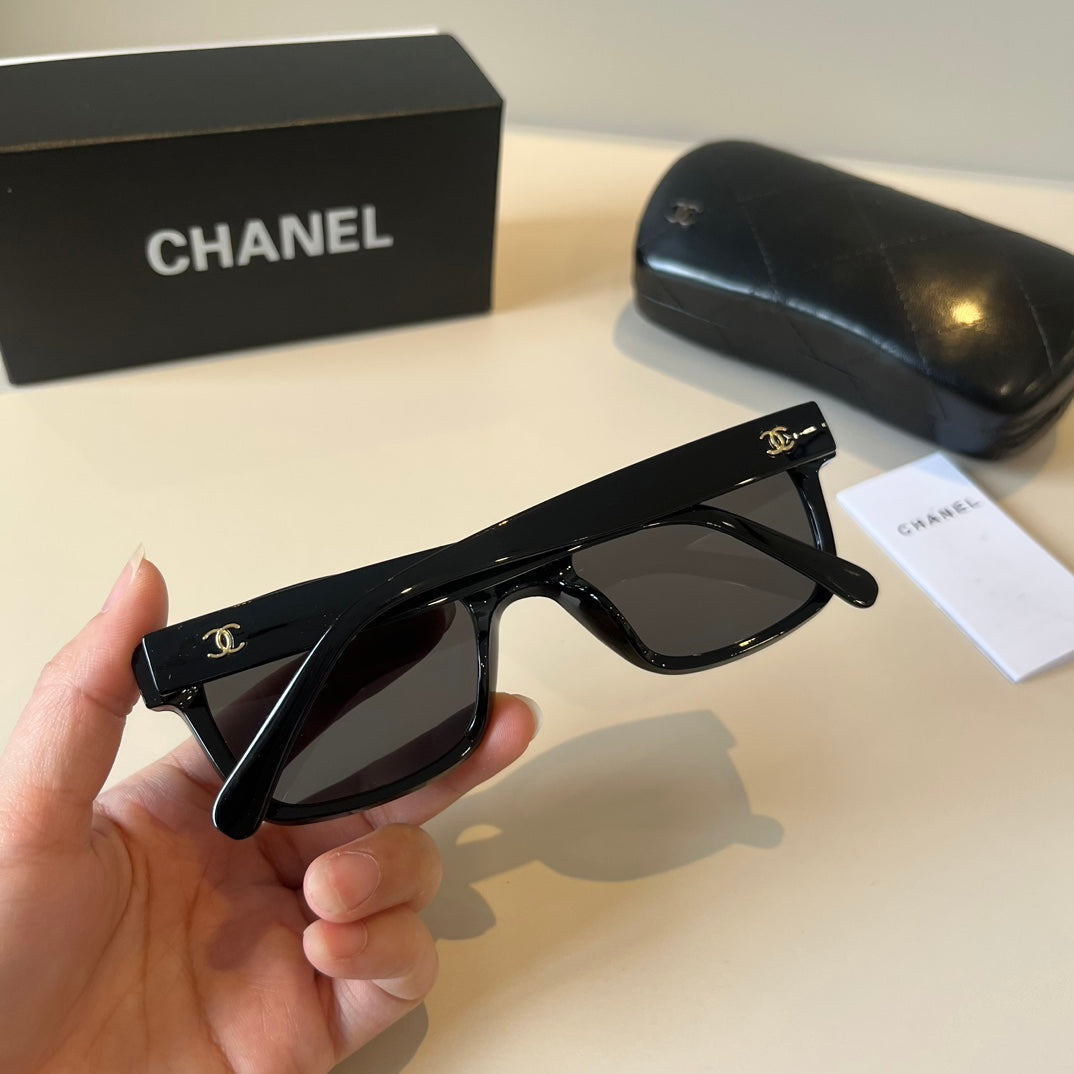 Chanel Square Black Lens Sunglasses for Men & Women - 465103 - detail image 7