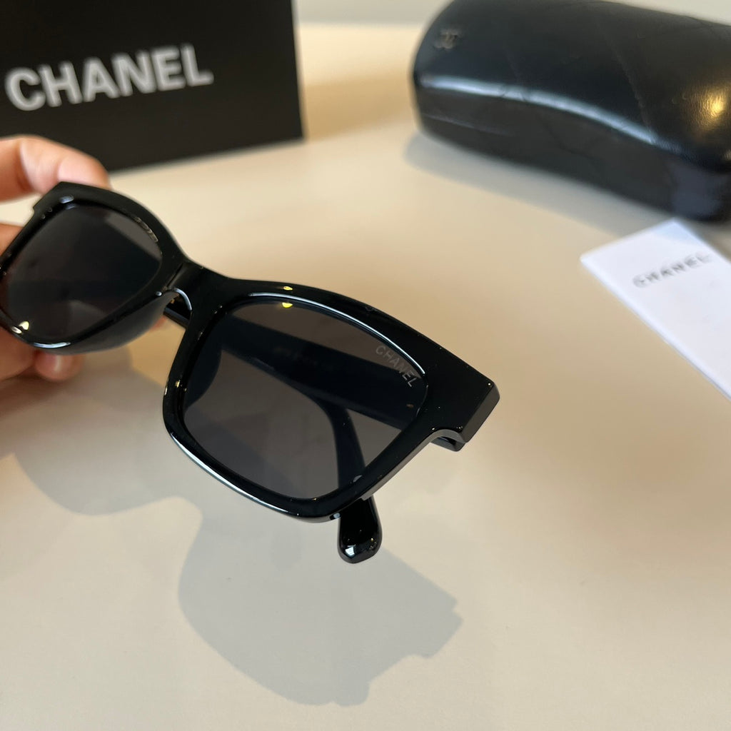 Chanel Square Black Lens Sunglasses for Men & Women - 398627 - detail image 9