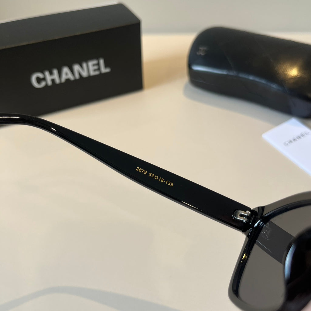 Chanel Square Black Lens Sunglasses for Men & Women - 431536 - detail image 6
