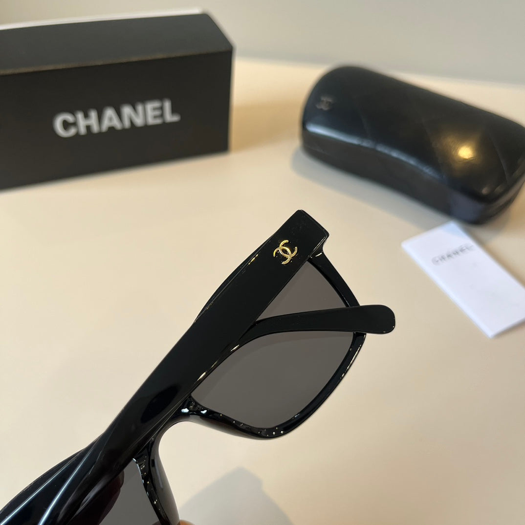 Chanel Square Black Lens Sunglasses for Men & Women - 493476 - detail image 8