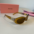 Miu Miu Cat-Eye Brown Lens Sunglasses for Men & Women - 399183