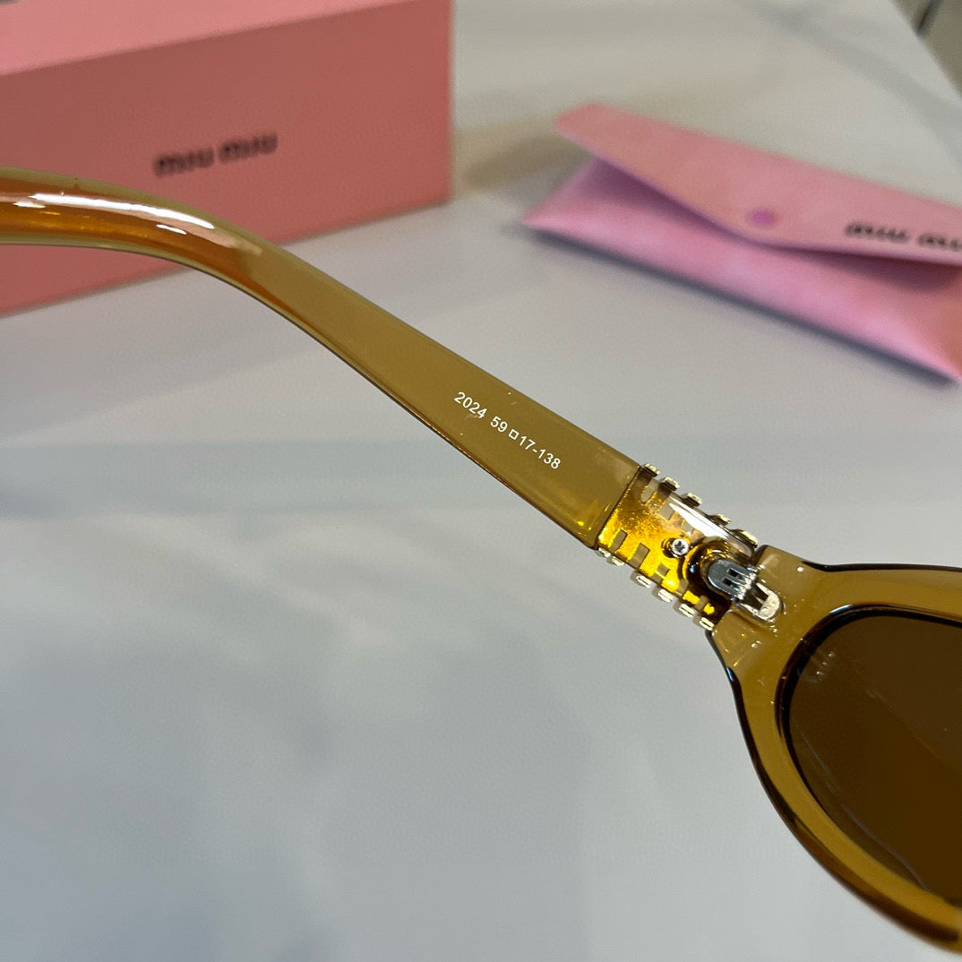 Miu Miu Cat-Eye Brown Lens Sunglasses for Men & Women - 399183 - detail image 7
