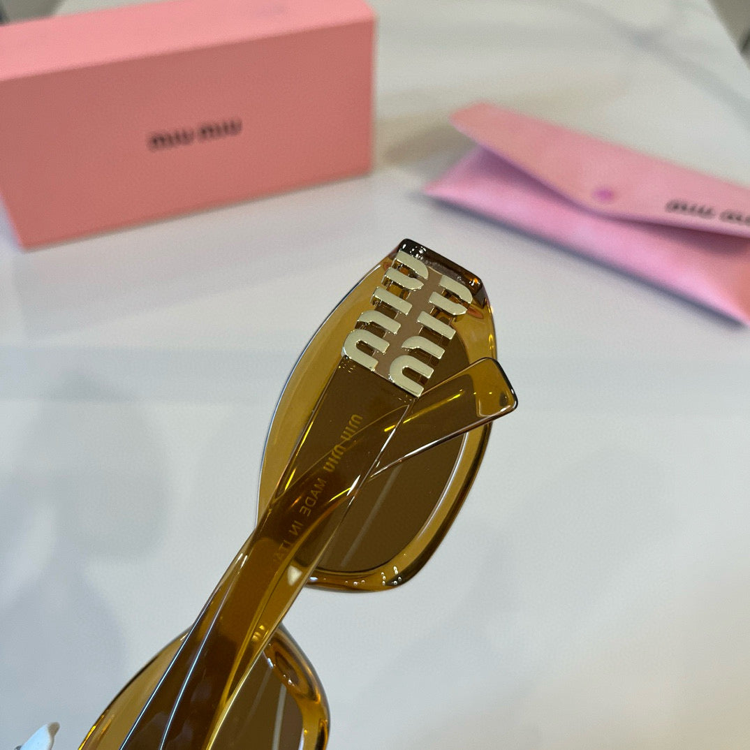Miu Miu Cat-Eye Brown Lens Sunglasses for Men & Women - 399183 - detail image 5