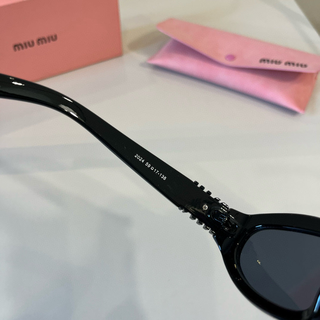 Miu Miu Cat-Eye Silver Lens Sunglasses for Men & Women - 399184 - detail image 8