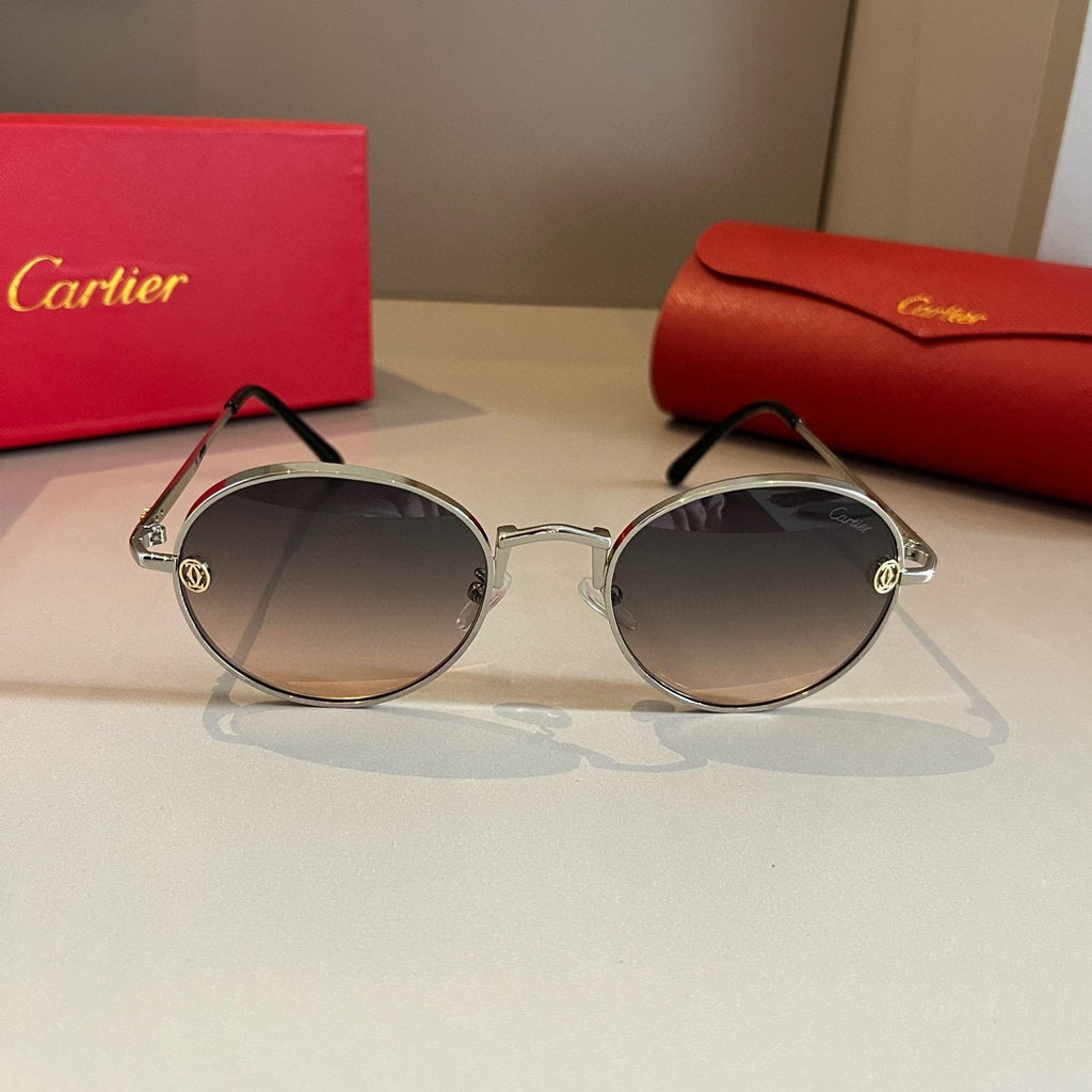 Cartier Metal Fashion Gold Lens Sunglasses for Men & Women - 935087 - detail image 2
