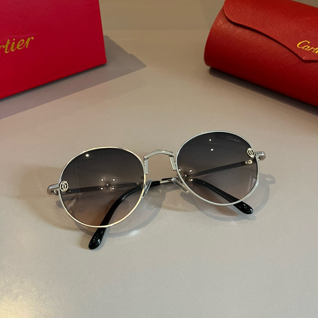 Cartier Metal Fashion Gold Lens Sunglasses for Men & Women - 935087 - detail image 4