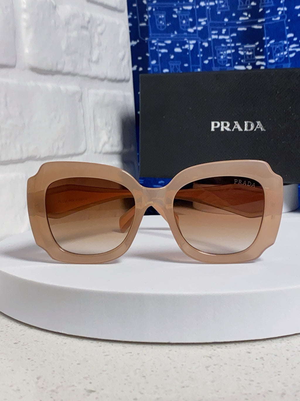 Prada 16YSF Acetate Fashion Gold Lens Sunglasses for Men & Women - 432116 - detail image 2