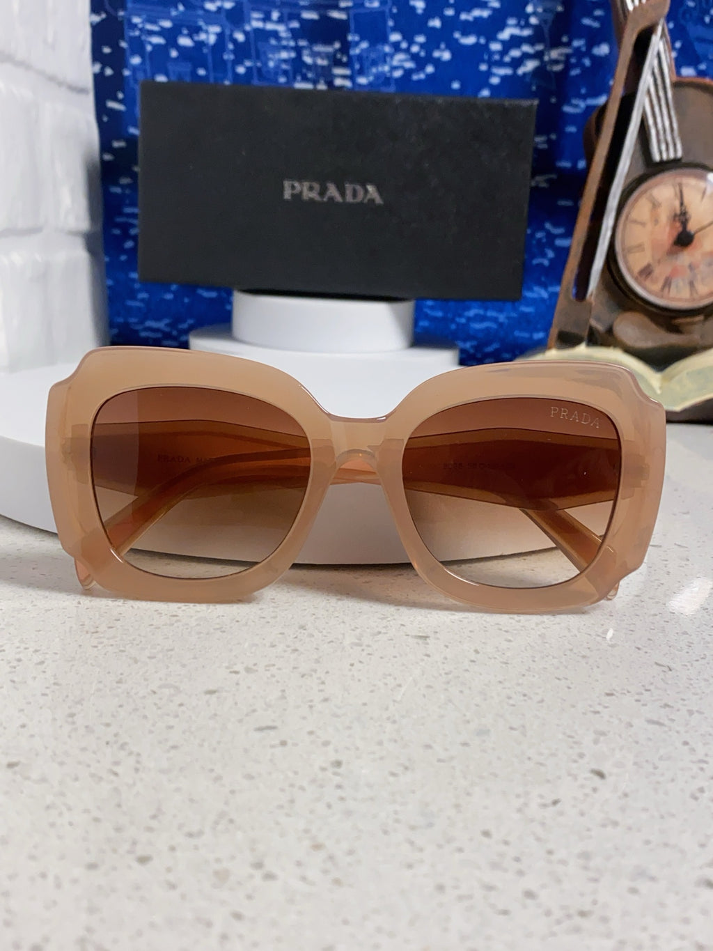 Prada 16YSF Acetate Fashion Gold Lens Sunglasses for Men & Women - 415673 - detail image 9