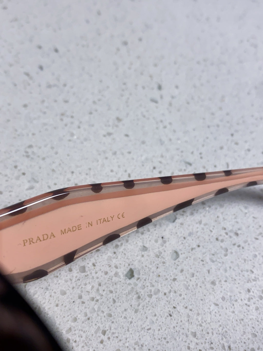 Prada 16YSF Acetate Fashion Gold Lens Sunglasses for Men & Women - 415784 - detail image 8