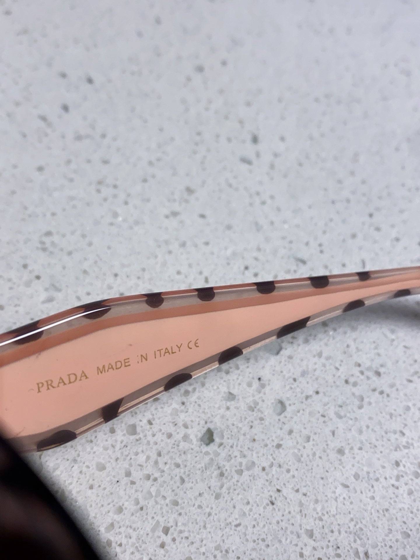 Prada 16YSF Acetate Fashion Gold Lens Sunglasses for Men & Women - 415784 - detail image 8