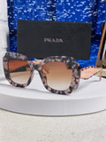 Prada 16YSF Acetate Fashion Gold Lens Sunglasses for Men & Women - 867153