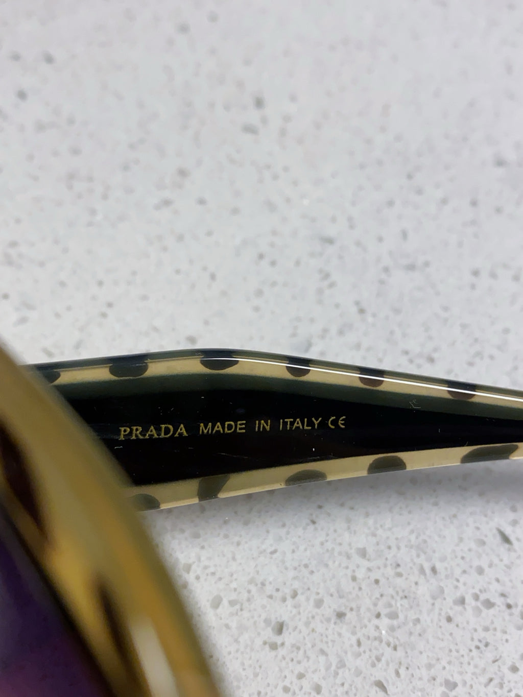 Prada 16YSF Acetate Fashion Blue Lens Sunglasses for Men & Women - 432118 - detail image 8