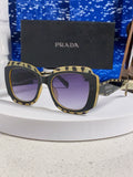 Prada 16YSF Acetate Fashion Blue Lens Sunglasses for Men & Women - 867154