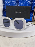 Prada 16YSF Acetate Fashion Blue Lens Sunglasses for Men & Women - 415786